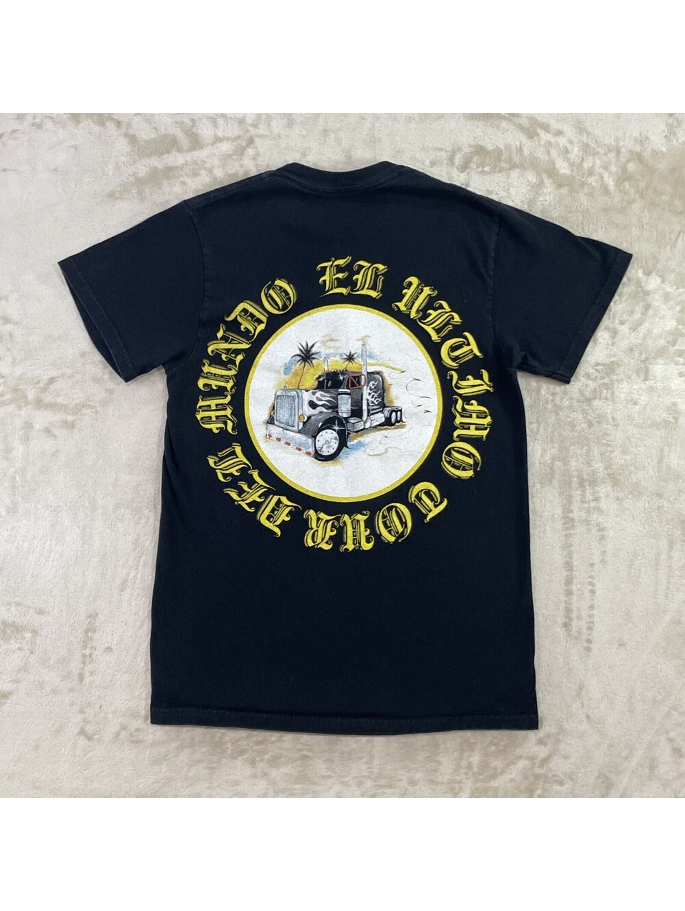 Bad Bunny El Último Tour Del Mundo T Shirt Black Double Sided Concert Tee Mens S